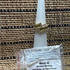 Bomb Party August 2025 Ring- Lab Created Peridot Ring